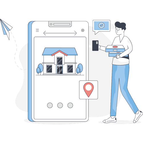 Illustration de l'intégration de l'IA et de l'automatisation dans une application web et mobile